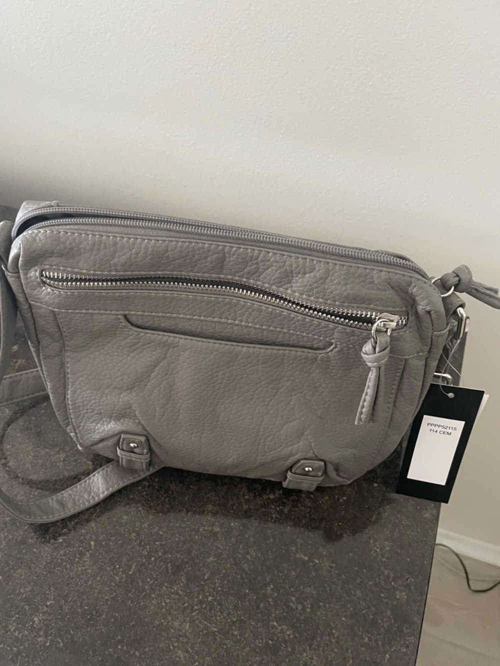 Bueno Collection New Grey Women's Crossbody Bag